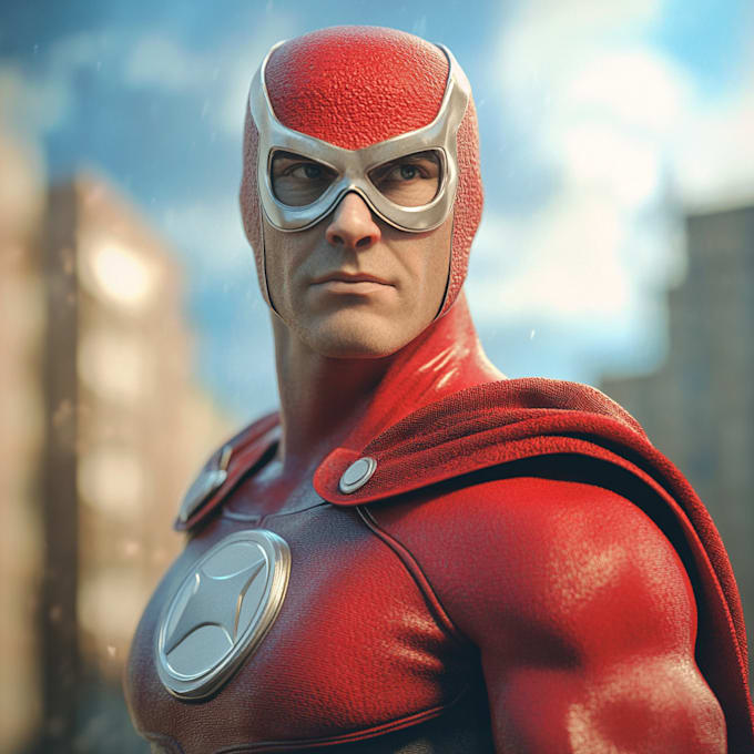 do superhero characters illustrations from your photos