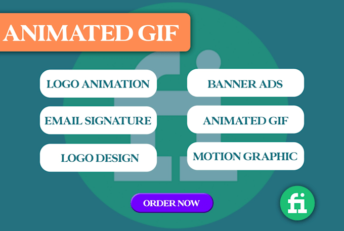 Create custom logo animated gif banner animation email signature