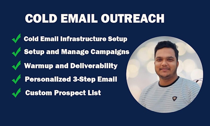 Do cold email outreach, email deliverability and linkedin outreach by ...