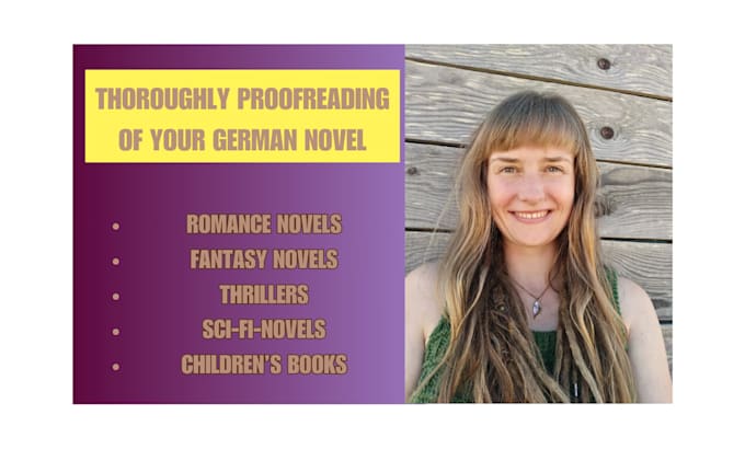 professionally proofread and perfect your german novel