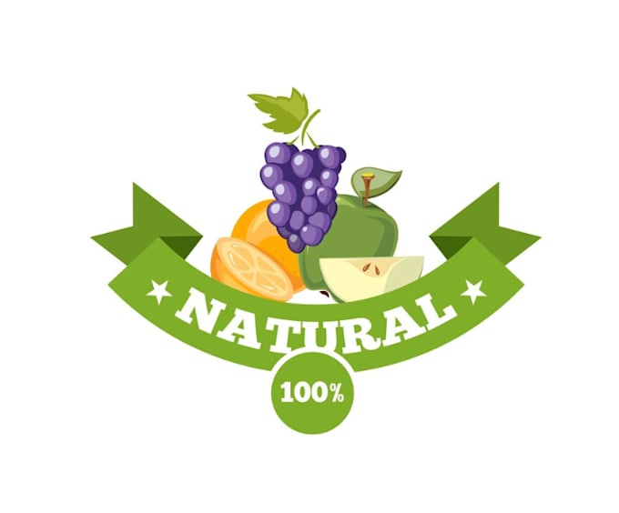 make fresh vibrant organic fruit logo