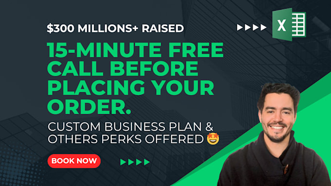 a business plan, financial model and pitch deck for startups