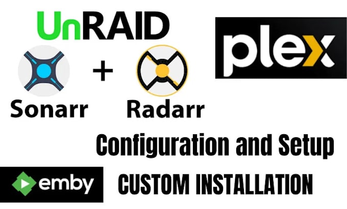 setup, configure plex media server unraid server automate sonarr, lidarr, jacket