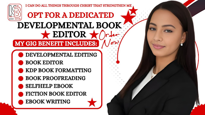 Proofread line and developmental book editor for self help book non ...