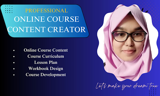 write high quality online course content