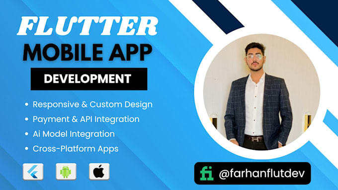 develop a flutter android and ios mobile app for your business
