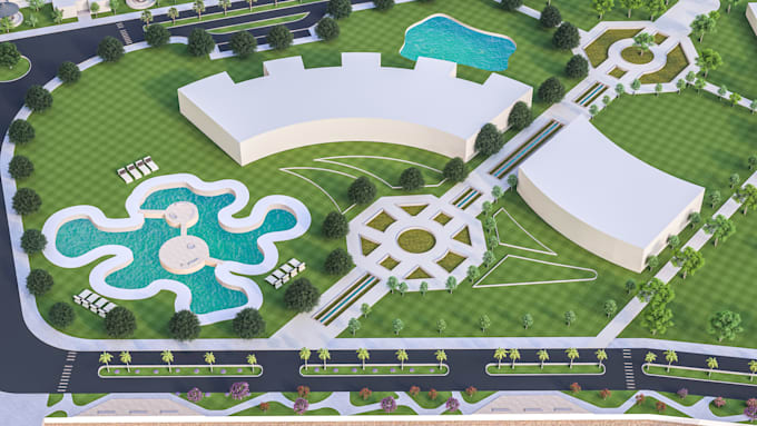 do professional garden outdoor space design 2d 3d plan