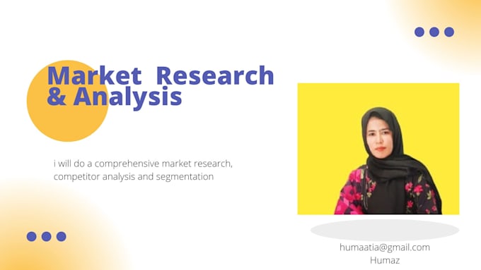 do market segmentation and analysis of your product with competitors