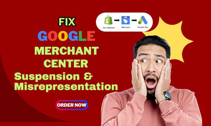 fix google merchant center suspension and misrepresentation issues