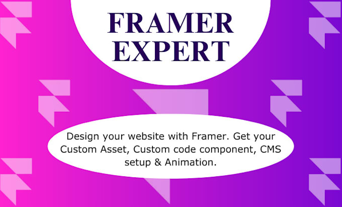 do framer website design, framer landing page, framer animation framer cms setup