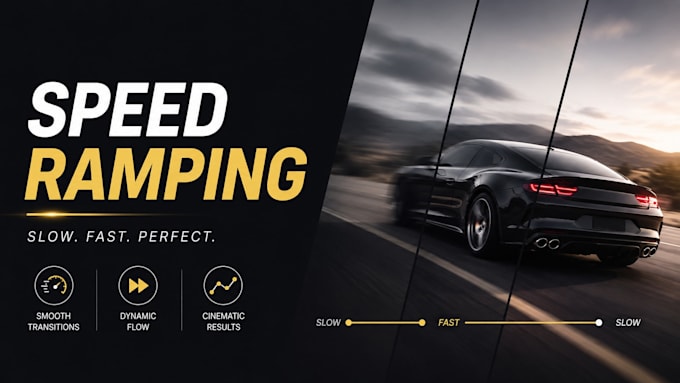 do professional speed ramping for reels and shorts
