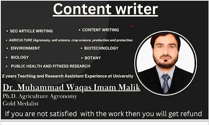 write a research article for you