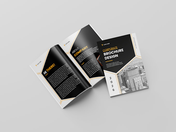 design a modern business brochure, booklet or catalog