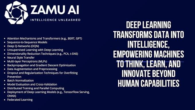 Make neural networks for ai, nlp, and computer vision task by Zamu_ai ...