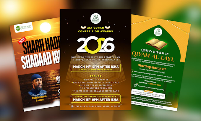 design amazing ramadan calendar, islamic flyer, poster