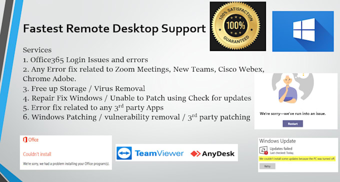 fix windows updates,office365,new teams and adobe errors