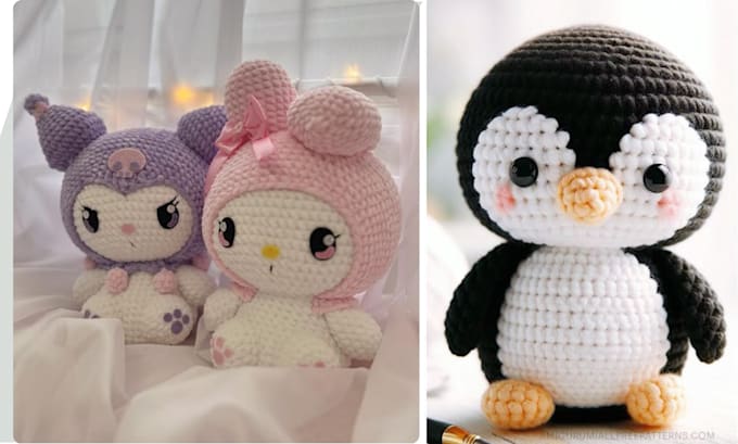 teach, edit, proofread your knitting crochet pattern, amigurumi, tech pack, logo