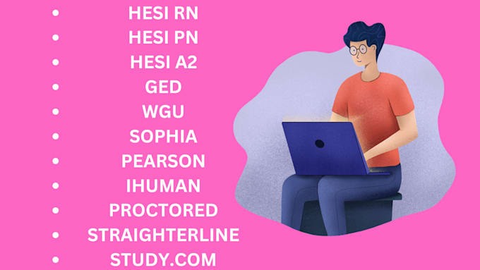 do hesi, wgu,praxis, straighterline, sophia, other, proctoru, ged, accuplacer