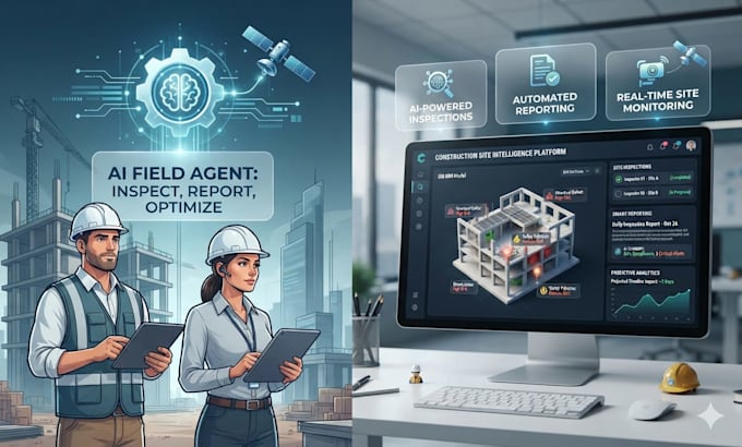 build ai field agent software for construction, reporting, and site inspections