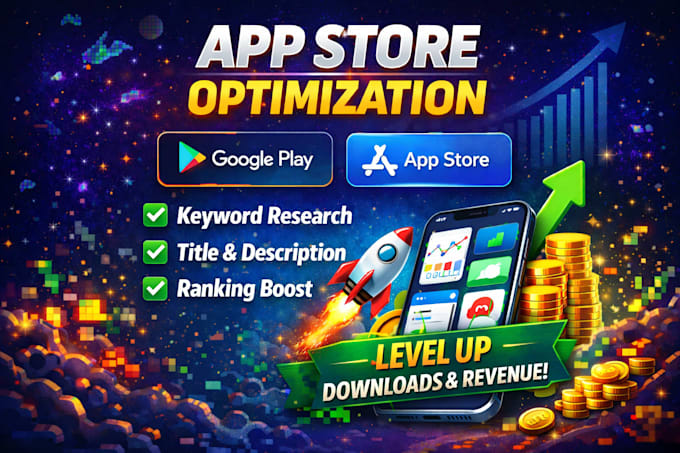 be aso expert or aso manager for your apps and games
