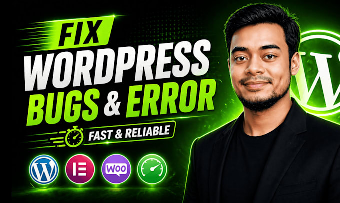 fix wordpress, woocommerce, elementor issues, errors, bugs in 3 hours