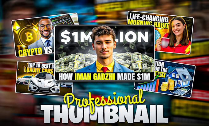professional thumbnails for high click through rate