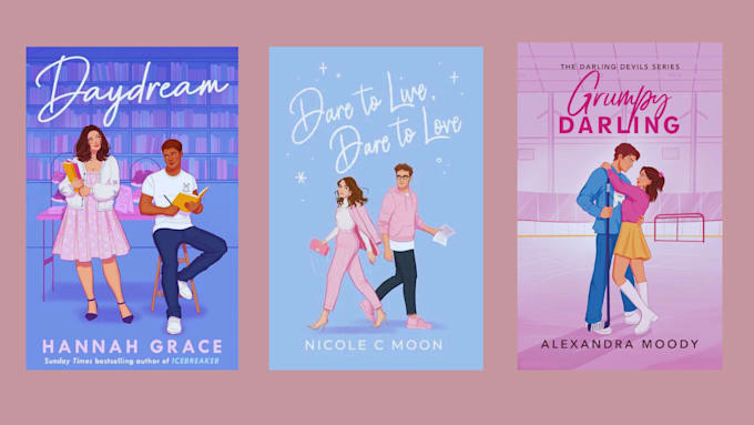 design romance book cover, ebook cover, book cover design, cover art design