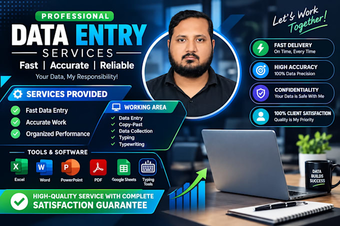 do data entry and copy paste job
