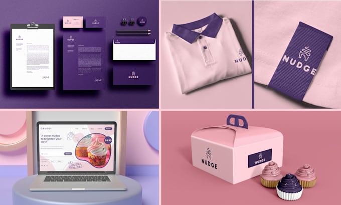 Design minimalist logo and brand identity with complete branding kit by ...