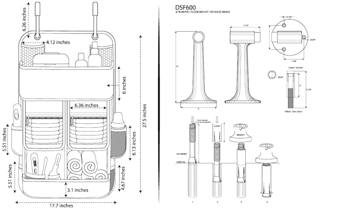 create technical drawings, product line art and assembly in 24 hours
