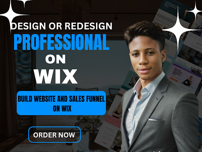 build, design or redesign wix website, wix developer, wix expert, wix seo