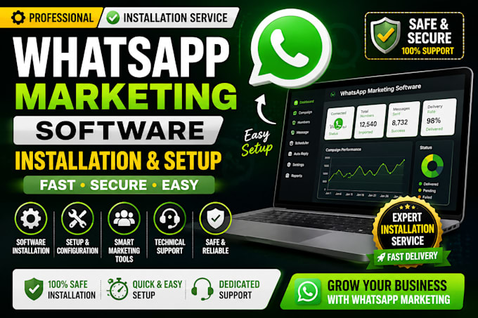 install whatsapp marketing software in your pc