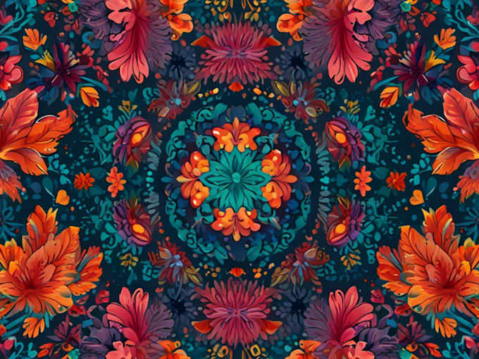 design a seamless surface pattern print