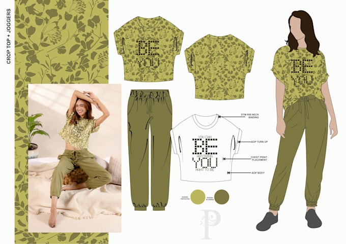 do technical flat sketch and factory ready detail tech pack