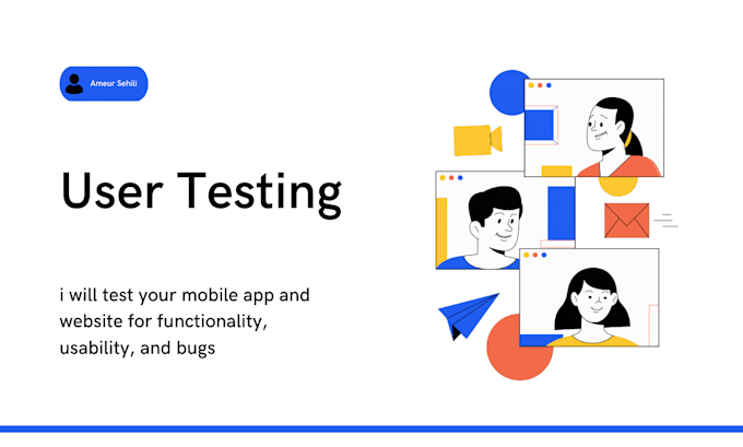 test your mobile app and website for functionality, and bugs