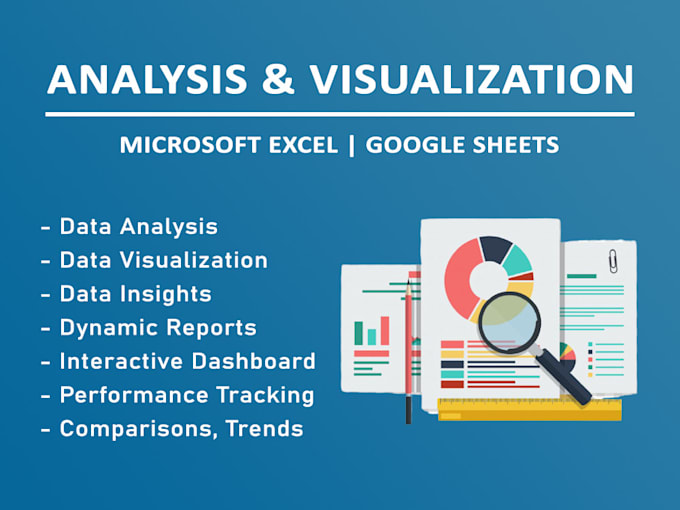 design interactive excel dashboards and data visualizations