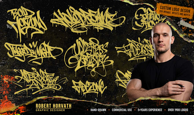 design unique graffiti tag logo for you