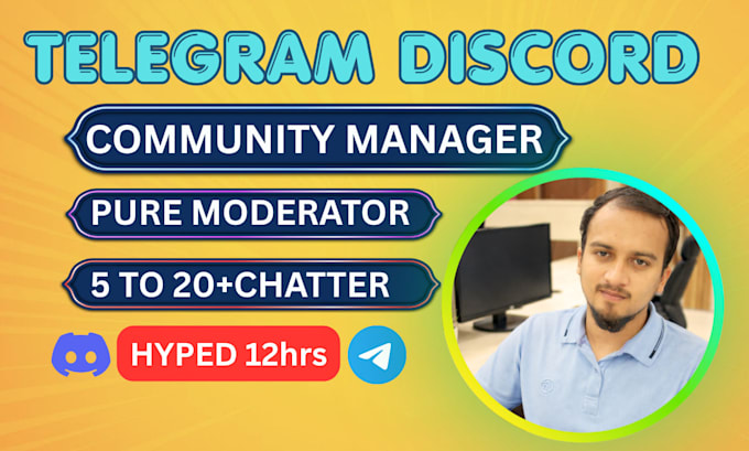 pure community manager with 20 engaging chatter
