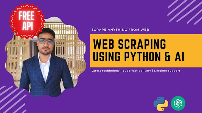 develop a python scraper with ai for multisite adaptability