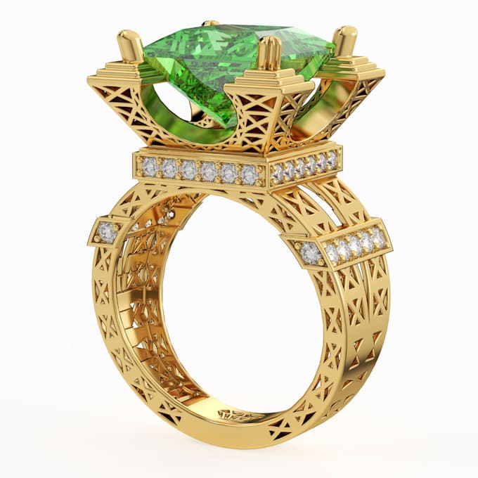 cad design and render engagment ring, bracelet, pandent etc