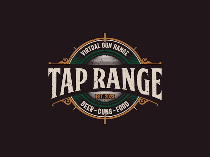 do timeless elegance vintage bar and restaurant logo design