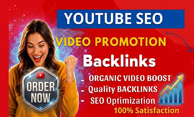 do organic youtube video promotion with SEO backlinks