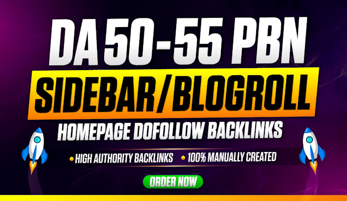 da 50 plus sidebar backlinks dofollow