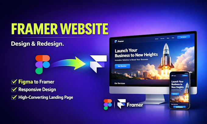 build your framer website, figma to framer, framer website design