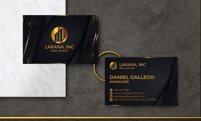 design luxury business cards
