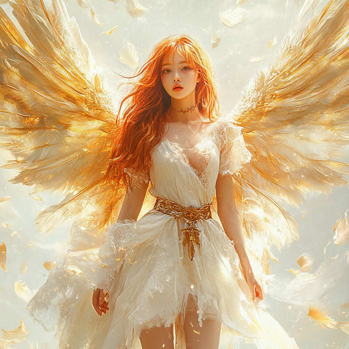 paint a character illustration in a fantasy world
