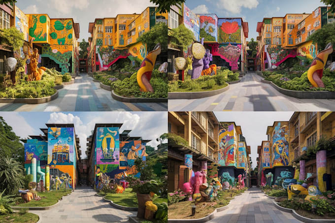 design and illustrate environmental art