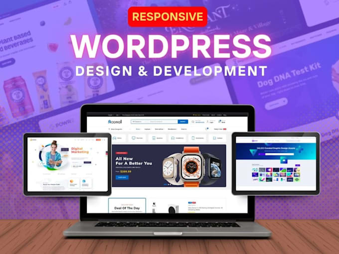 do wordpress website design and development