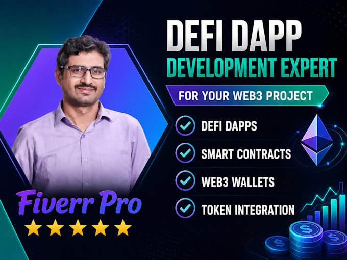 be expert developer for defi dapp for your web3 project