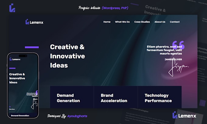create a custom wordpress website aligned with your brand